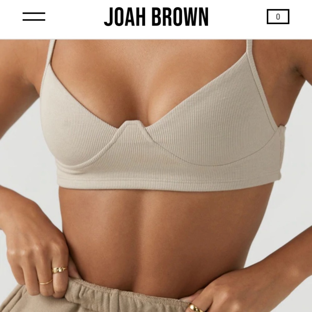 JOAH BROWN Structured Tank Bra